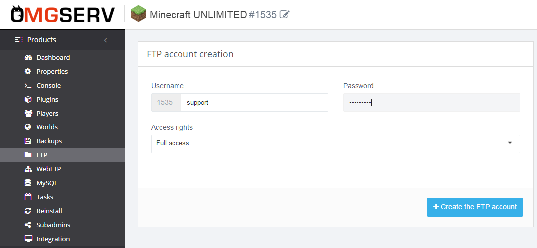 FTP client Minecraft. FTP2.4E AA майн.